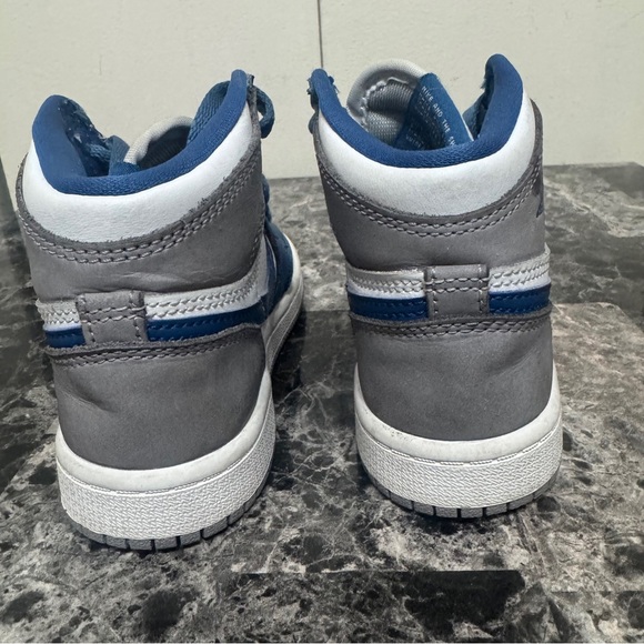 Nike Jordan 1 Retro High OG True Blue Shoes Boys 11 C FD1437-410 Sneakers Kids - Picture 11 of 15
